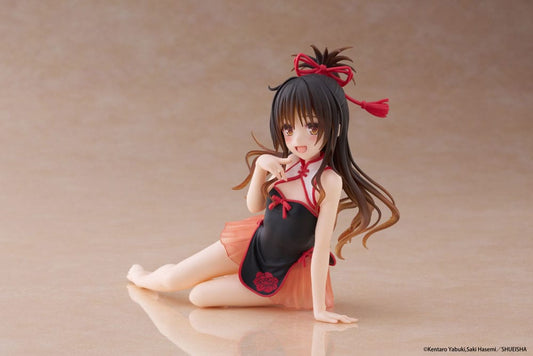 To Love-Ru Darkness PVC Statue Desktop Cute Figure Mikan Yuki Chinese Dress Ver. 13 cm - Smalltinytoystore