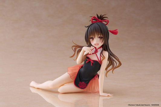To Love-Ru Darkness PVC Statue Desktop Cute Figure Mikan Yuki Chinese Dress Ver. 13 cm - Smalltinytoystore