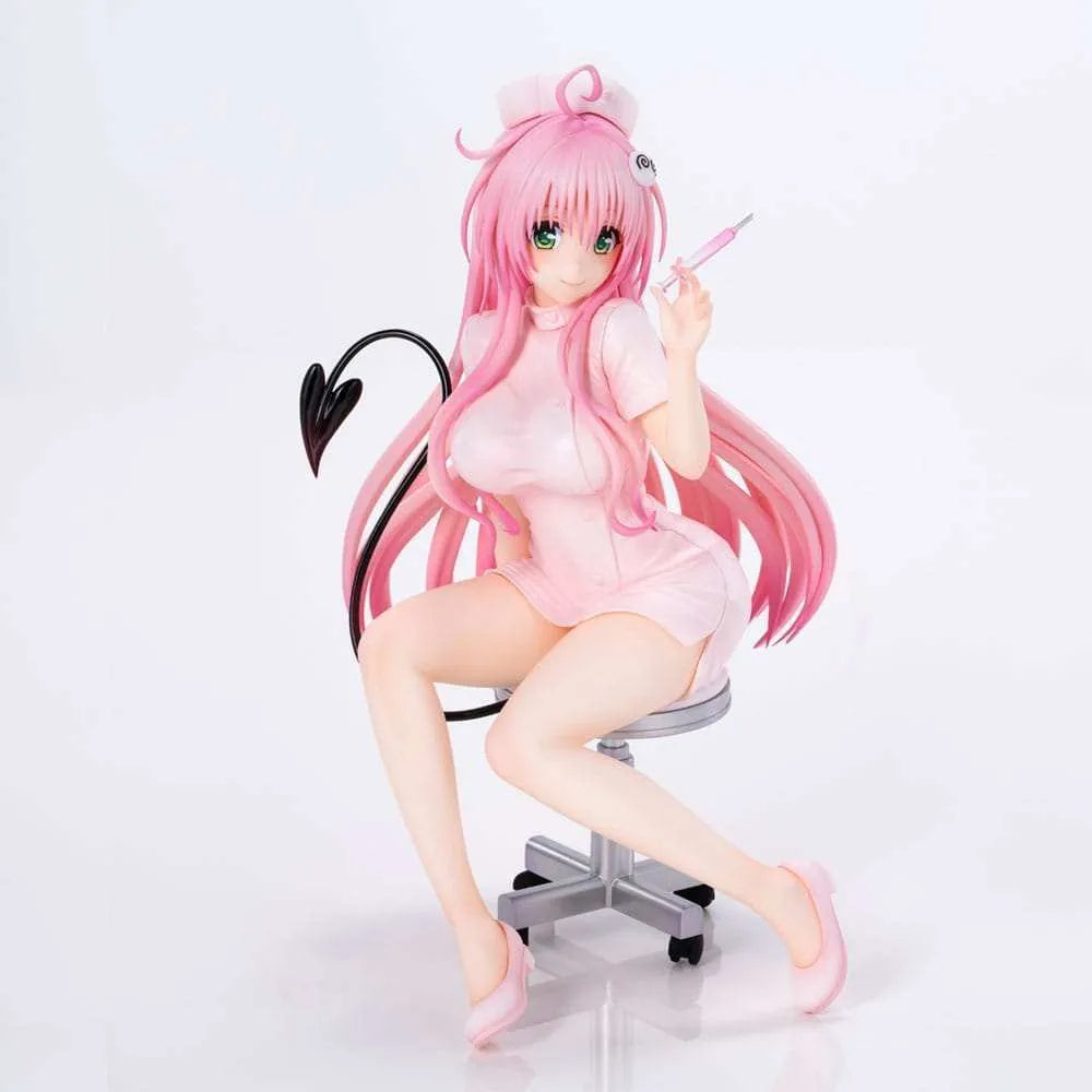 To Love-Ru Darkness Statue PVC Lara Satalin Deviluke Nurse Cos 26 cm - Smalltinytoystore
