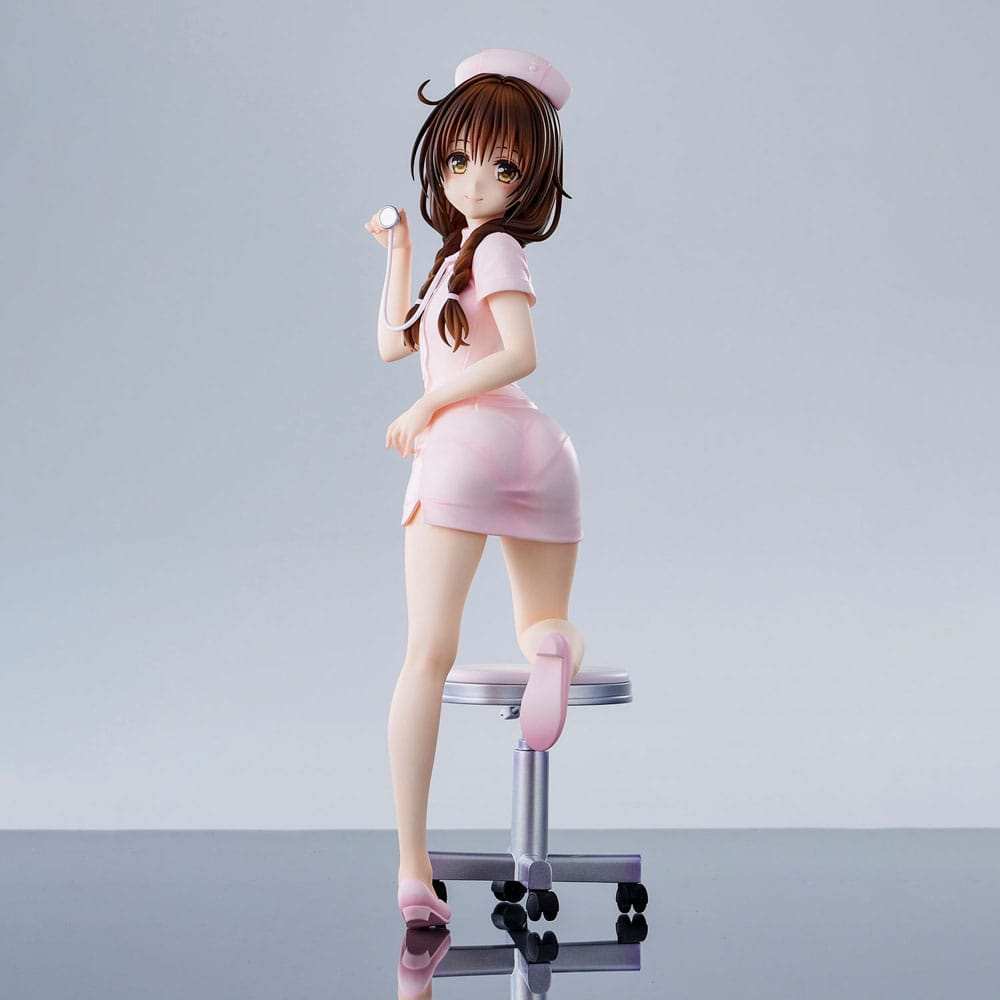 To Love-Ru Darkness Statue PVC Mikan Yuki Nurse Cos 25 cm - Smalltinytoystore