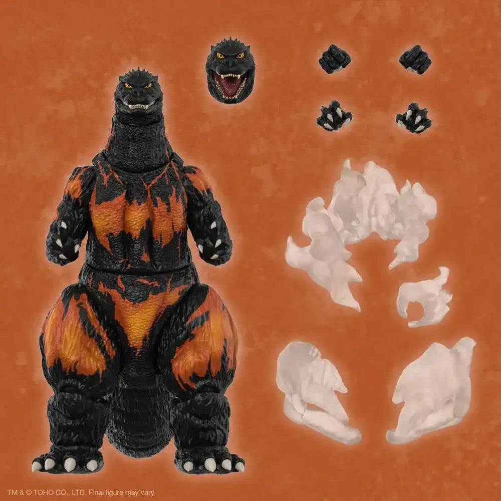 Toho Ultimates Actionfigur Burning Godzilla 1995 20 cm