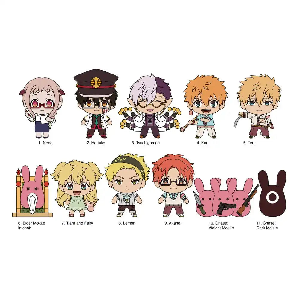 Toilet-Bound Hanako-kun 3D PVC-Taschenanhänger Series 3 Display (24) - Smalltinytoystore