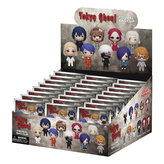 Tokyo Ghoul 3D PVC-Taschenanhänger Series 2 Display (24) - Smalltinytoystore