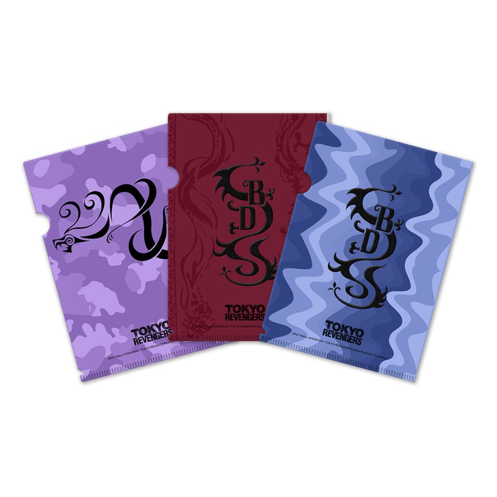 Tokyo Revengers Klarsichthüllen 3er-Set - Smalltinytoystore