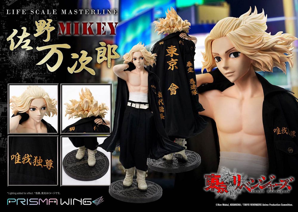 Tokyo Revengers Life Scale Masterline Series Statue Manjiro Sano 169 cm - Smalltinytoystore
