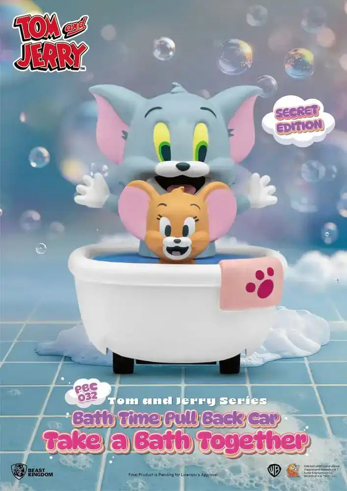 Tom & Jerry Pull Back Car Series Rückzug-Autos Bath Time Blind Box 6er-Pack