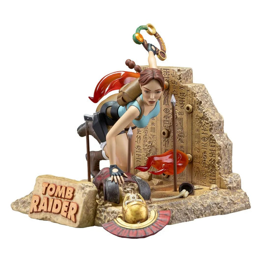 Tomb Raider 1996 PVC Statue Lara Croft Classic Era 17 cm - Smalltinytoystore