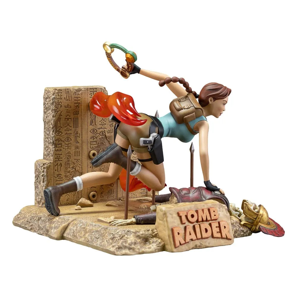 Tomb Raider 1996 PVC Statue Lara Croft Classic Era 17 cm - Smalltinytoystore