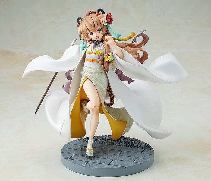 Toradora! PVC Statue Taiga Aisaka: White Kimono Ver. 22 cm - Smalltinytoystore