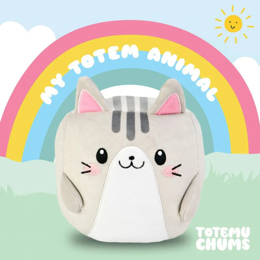 Totemu Chums Cute ´n´ Kawaii Plüschfigur Cat 19 cm - Smalltinytoystore