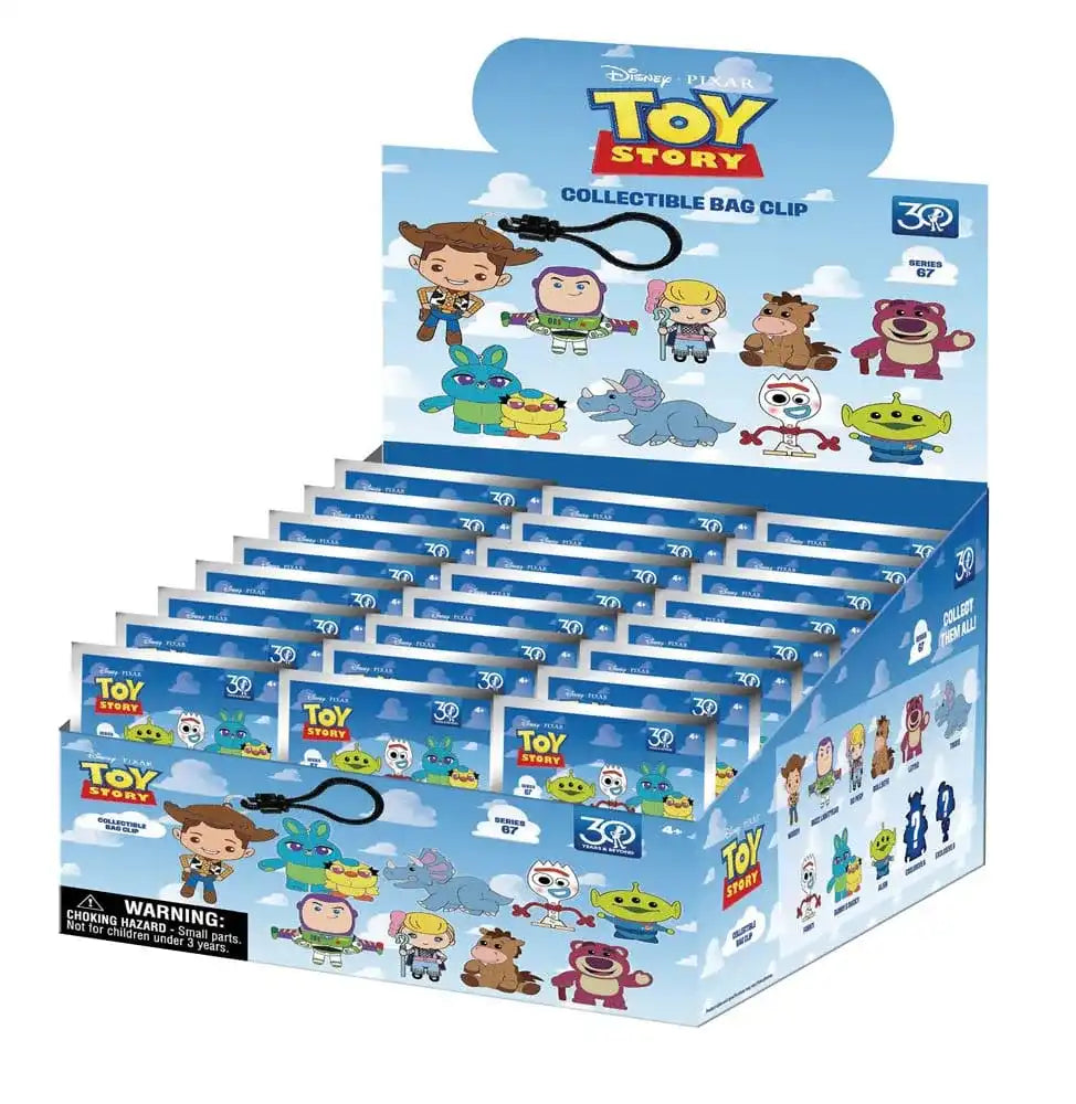 Toy Story 3D PVC-Taschenanhänger 30th Anniversary Series 67 Display (24) - Smalltinytoystore
