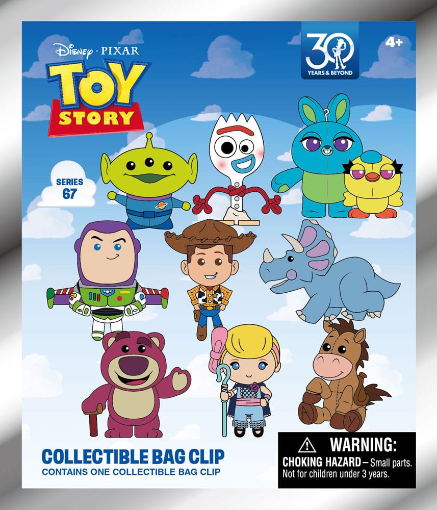 Toy Story 3D PVC-Taschenanhänger 30th Anniversary Series 67 Display (24) - Smalltinytoystore