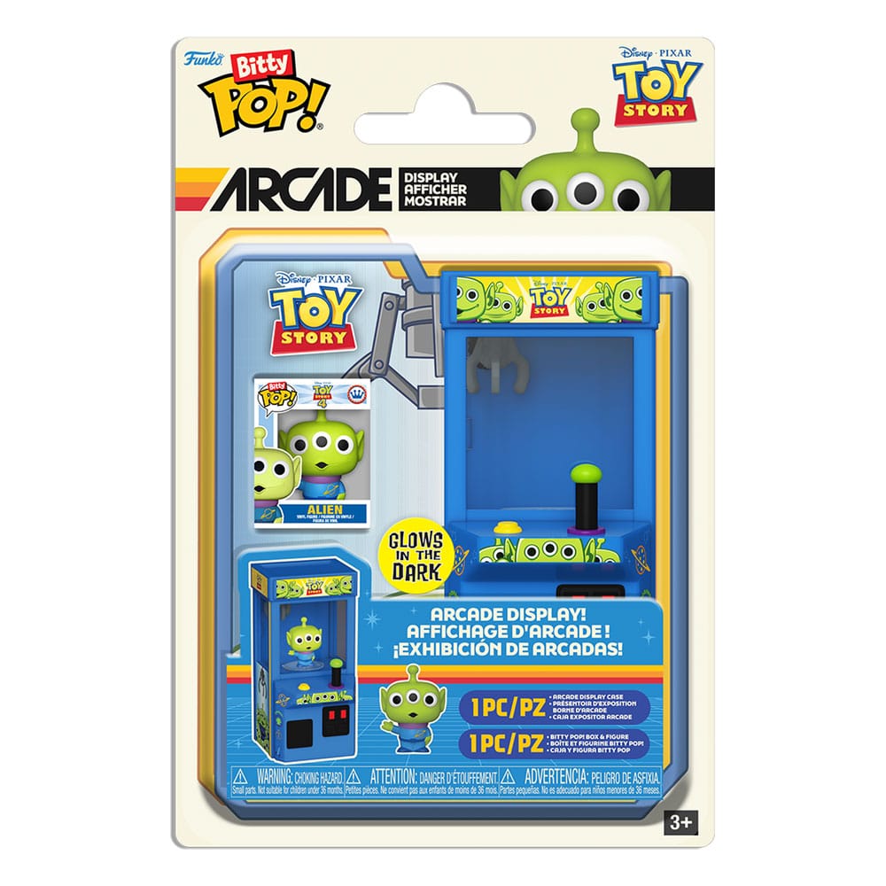 Toy Story 4 Bitty POP! Arcade Vinyl Figur Alien (Glow) - Smalltinytoystore