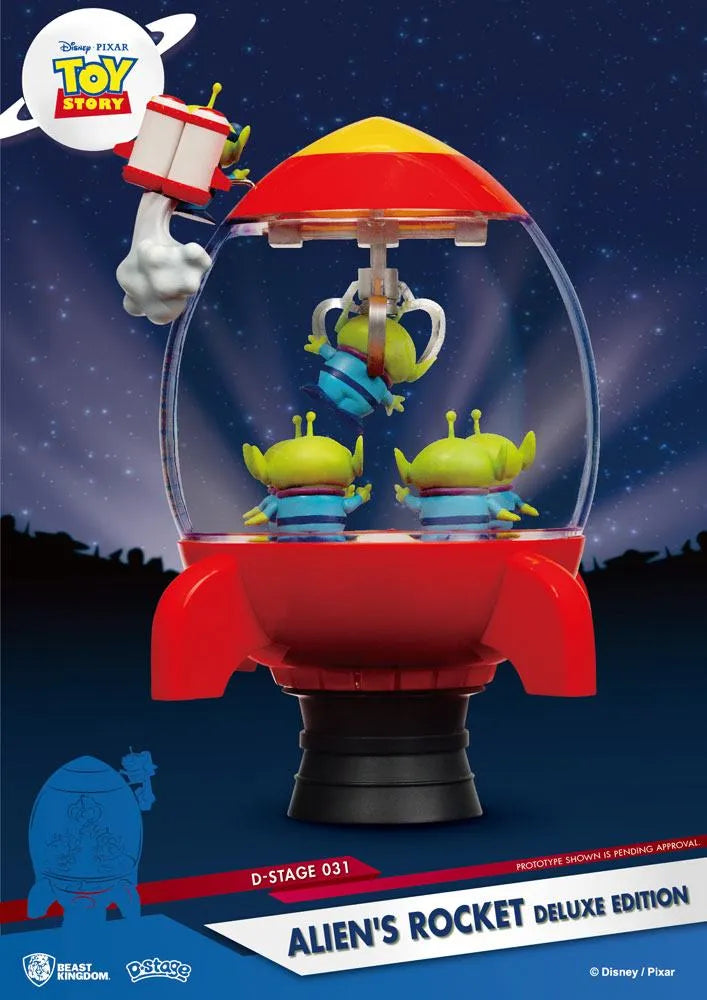 Toy Story D-Stage PVC Diorama Alien's Rocket Deluxe Edition 15 cm - Smalltinytoystore