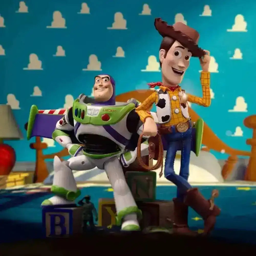 Toy Story Deluxe Art Scale Statue 1/10 Buzz & Woody 38 cm - Smalltinytoystore