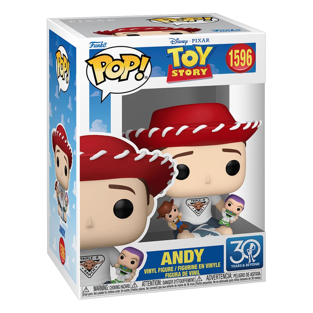 Toy Story POP! Disney Vinyl Figuren Andy (30th Anniversary) 9 cm - Smalltinytoystore