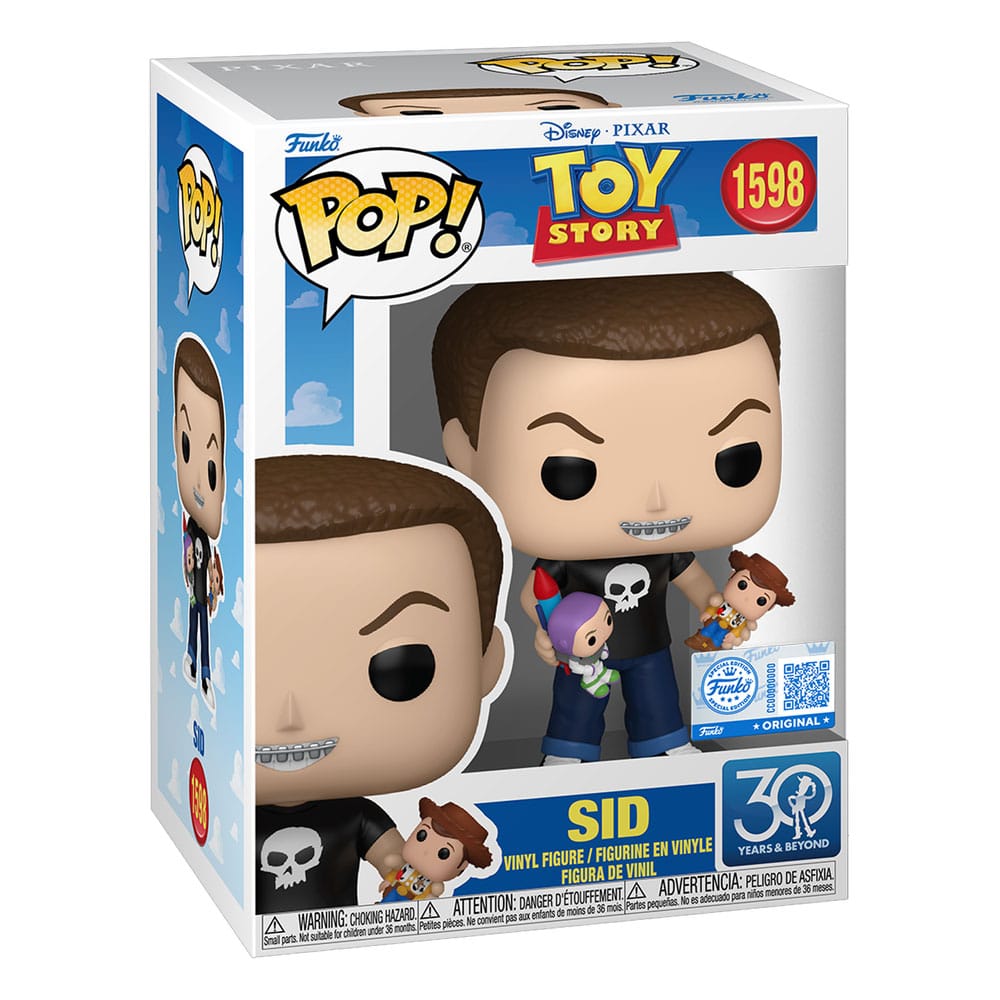 Toy Story POP! Disney Vinyl Figuren Sid (30th Anniversary) 9 cm - Smalltinytoystore