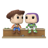Toy Story POP Moment Vinyl Figuren Woody and Buzz (30th Anniversary) 9 cm - Smalltinytoystore