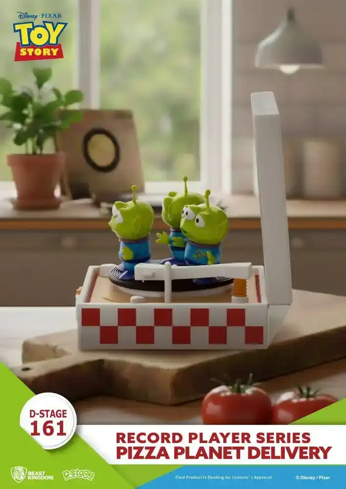 Toy Story Record Player Series PVC Figur Pizza Planet Delivery 12 cm