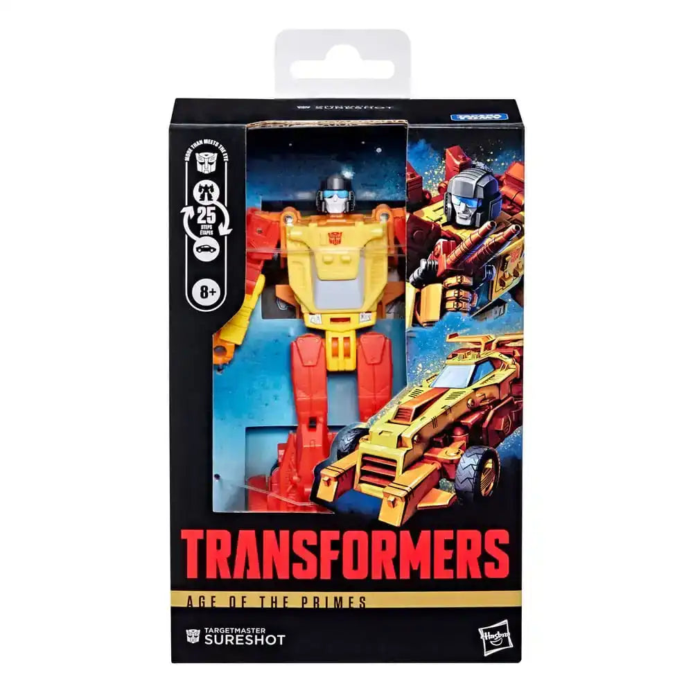Transformers Age of the Primes Deluxe Class Actionfigur Targetmaster Sureshot 14 cm