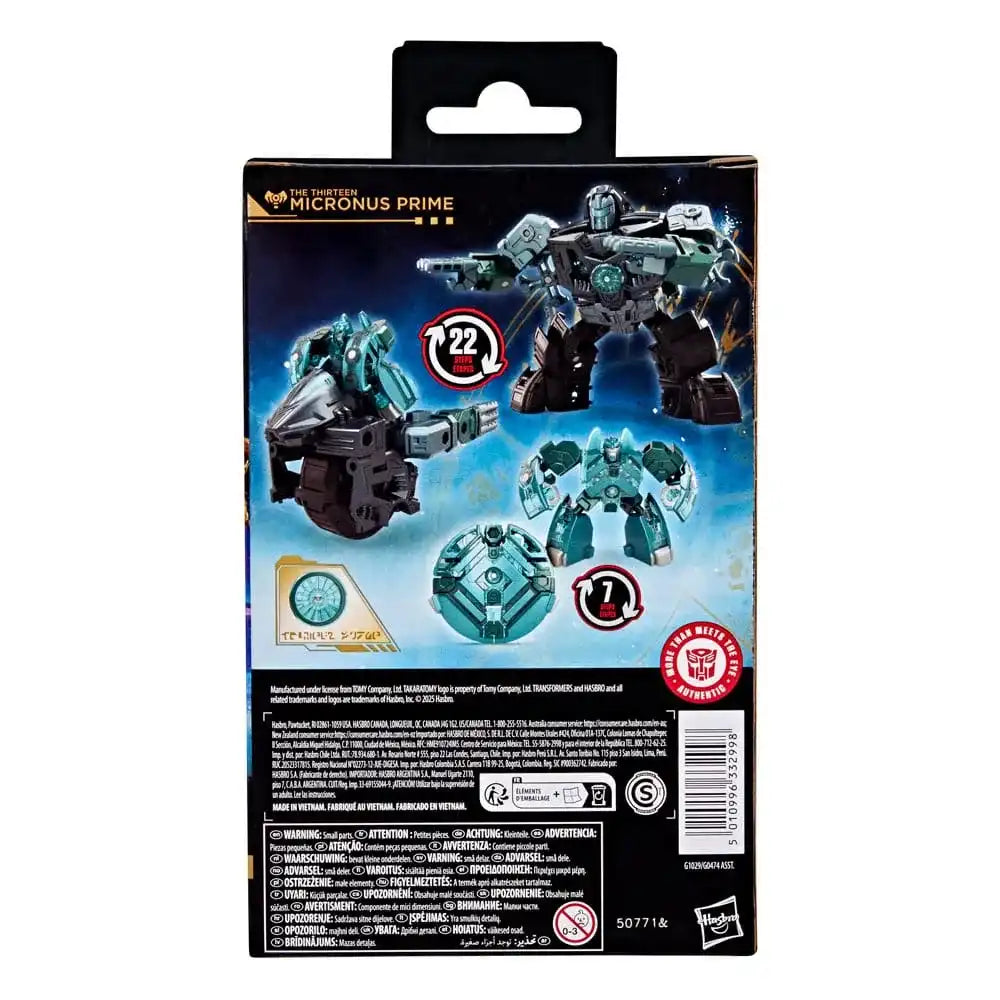 Transformers Age of the Primes Deluxe Class Actionfigur The Thirteen: Micronus Prime 14 cm - Smalltinytoystore