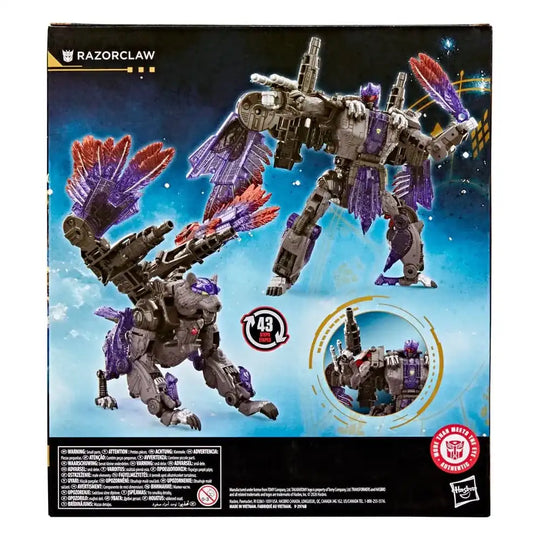 Transformers Age of the Primes Leader Class Actionfigur Razorclaw 19 cm