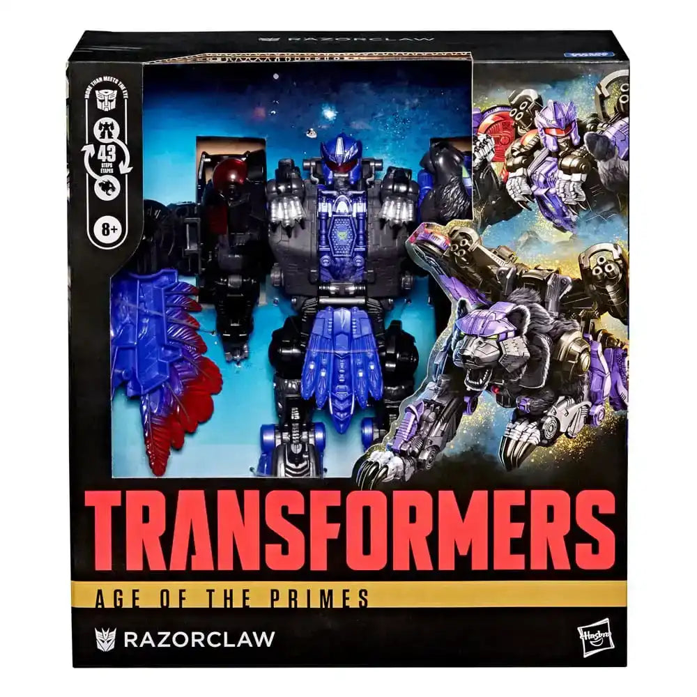 Transformers Age of the Primes Leader Class Actionfigur Razorclaw 19 cm