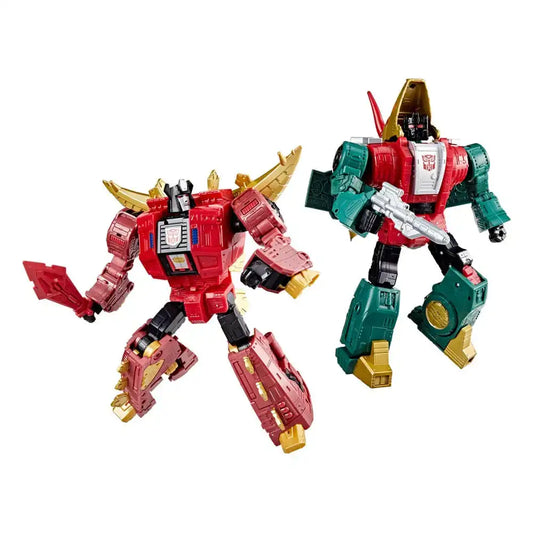 Transformers Age of the Primes Leader Class Actionfiguren 2er-Pack G2 Universe Dinobots Snarl & Slug 19 cm - Smalltinytoystore