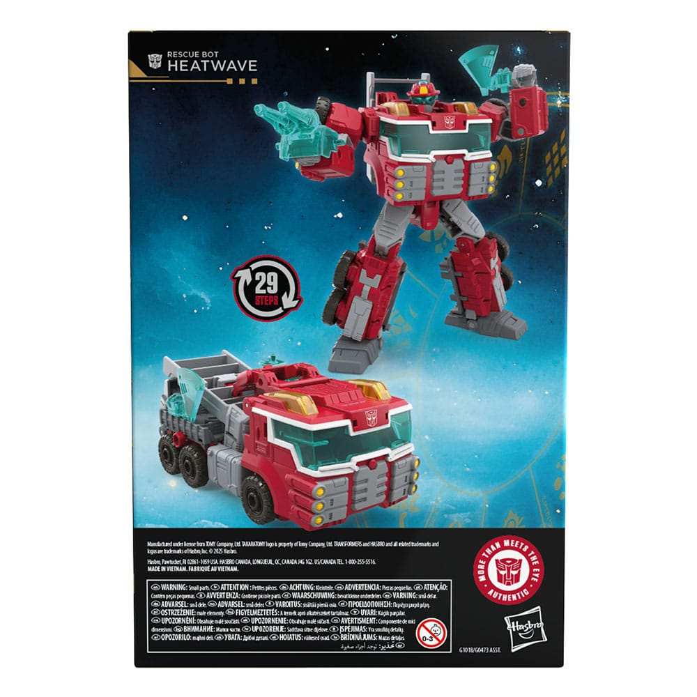 Transformers Age of the Primes Voyager Class Actionfigur Rescue Bot Heatwave 18 cm - Smalltinytoystore