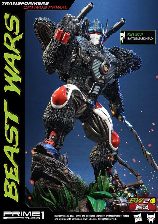 Transformers Beast Wars 1/3 Statuen Optimus Primal & Optimus Primal Exclusive 63 cm Sortiment (3) - Smalltinytoystore
