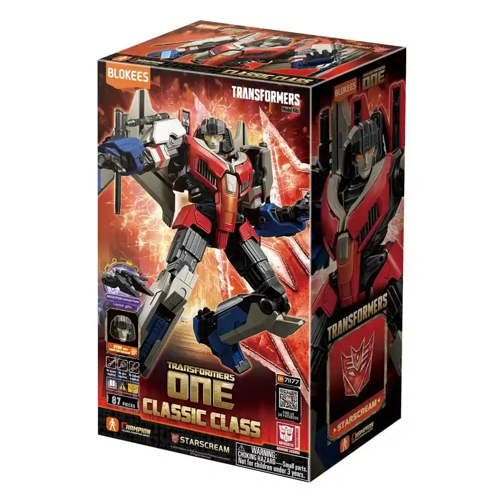 Transformers Blokees Plastic Model Classic Class 16 Starsream - Smalltinytoystore