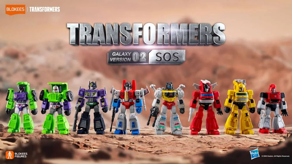 Transformers Blokees Plastic Model Kit Galaxy Version 02 SOS Sortiment (9) - Smalltinytoystore