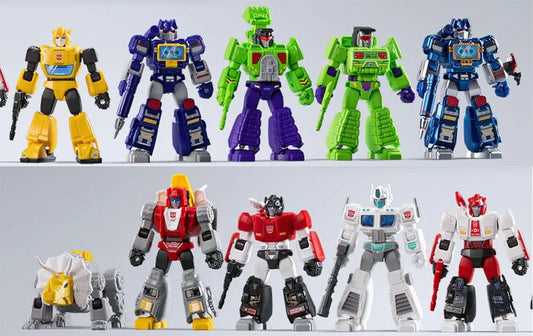 Transformers Blokees Plastic Model Kit Galaxy Version 03 The Autobot Run Sortiment (9) - Smalltinytoystore