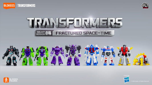 Transformers Blokees Plastic Model Kit Galaxy Version 04 Fractored Space-Time Sortiment (9) - Smalltinytoystore
