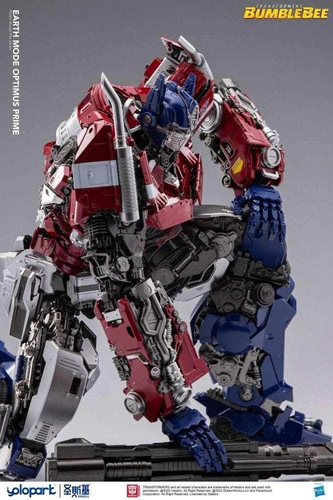 Transformers Bumblebee Plastic Model Kit Earth mode Optimus Prime 30 cm - Smalltinytoystore