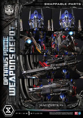 Transformers: Dark of the Moon (Film) Museum Masterline Statue Optimus Prime Weapons Depot 127 cm - Smalltinytoystore