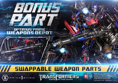 Transformers: Dark of the Moon (Film) Museum Masterline Statue Optimus Prime Weapons Depot Bonus Version 127 cm - Smalltinytoystore