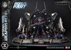 Transformers: Dark of the Moon (Film) Museum Masterline Statue Optimus Prime Weapons Depot Bonus Version 127 cm - Smalltinytoystore