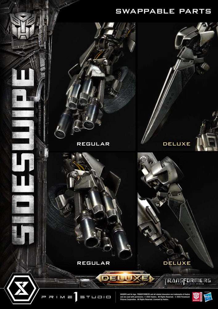 Transformers Dark of the Moon Polystone Statue Sideswipe Deluxe Bonus Version 57 cm - Smalltinytoystore