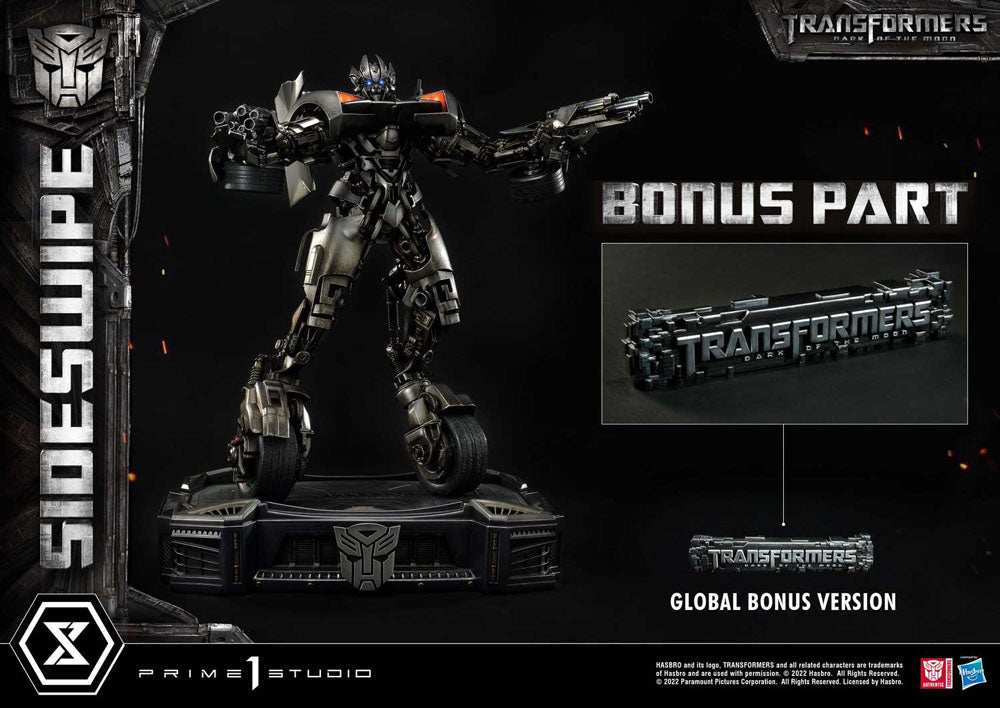 Transformers Dark of the Moon Polystone Statue Sideswipe Deluxe Bonus Version 57 cm - Smalltinytoystore