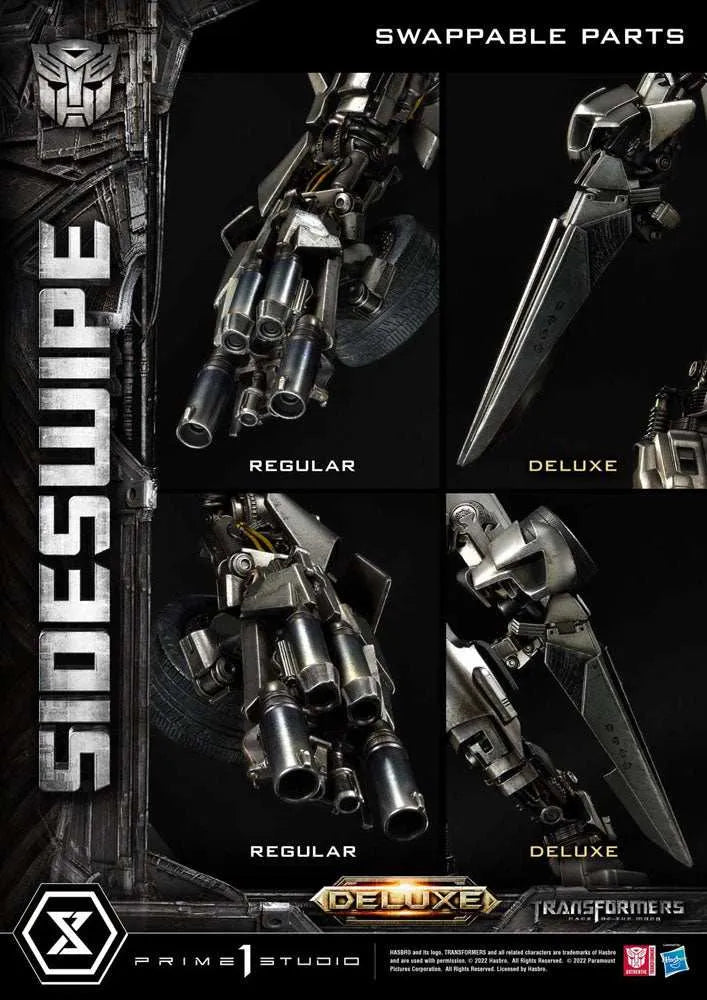 Transformers Dark of the Moon Polystone Statue Sideswipe Deluxe Bonus Version 57 cm - Smalltinytoystore