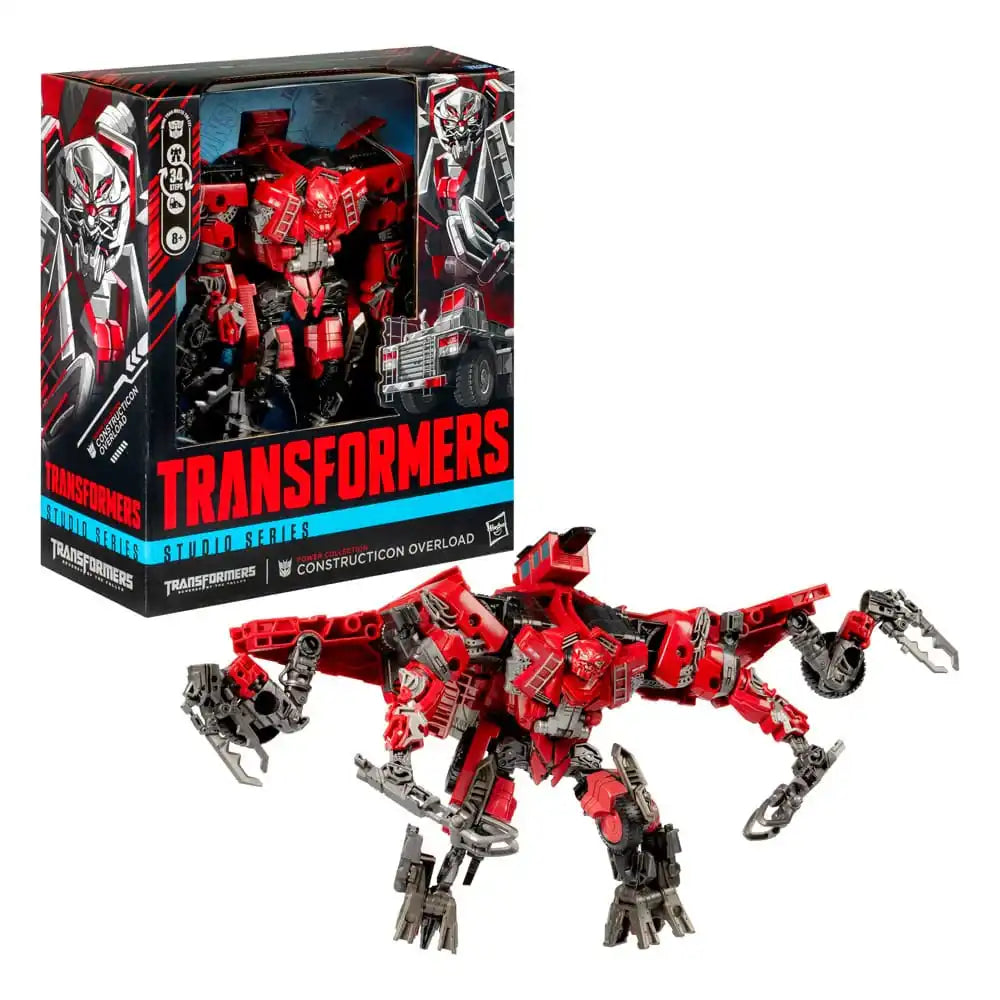 Transformers - Die Rache Studio Series Leader Class Actionfigur Power Collection Constructicon Overload 22 cm - Smalltinytoystore