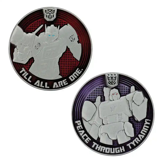 Transformers Generation 1 Sammelmünze G1 Autobots vs Decepticons Limited Edition 4 cm - Smalltinytoystore