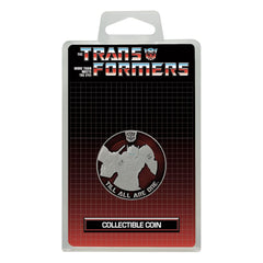 Transformers Generation 1 Sammelmünze G1 Autobots vs Decepticons Limited Edition 4 cm - Smalltinytoystore