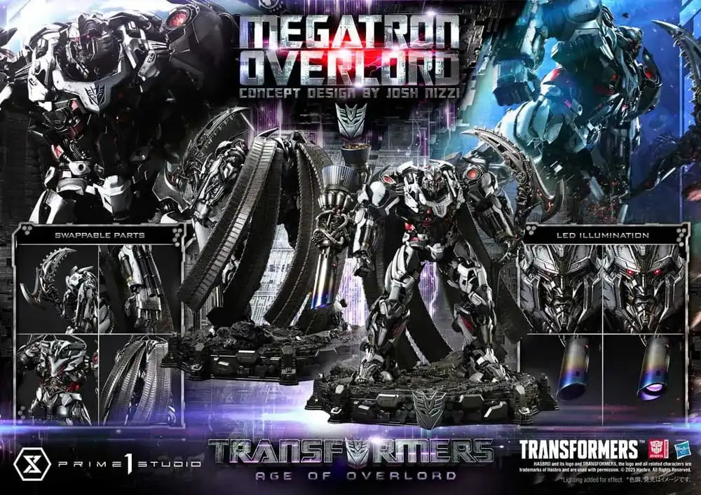 Transformers Generations I Museum Masterline Statue Megatron Overlord (Design by Josh Nizzi) Bonus Version 89 cm - Smalltinytoystore