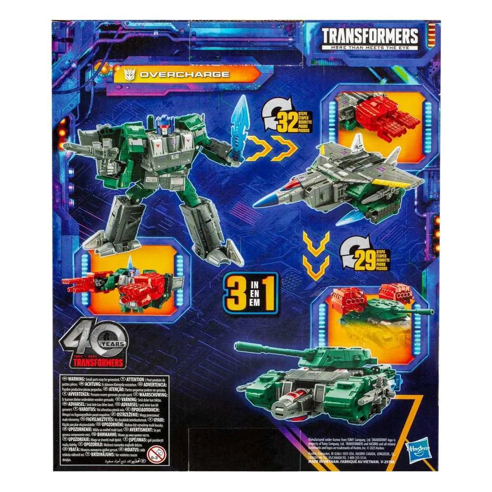 Transformers Generations Legacy United Leader Class Actionfigur Overcharge 19 cm - Smalltinytoystore