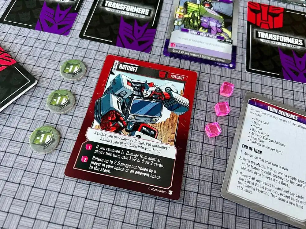 Transformers Kartenspiel Deck-Building *Englische Version* - Smalltinytoystore