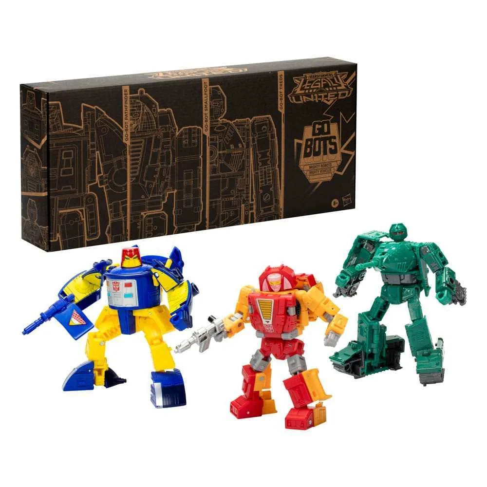 Transformers Legacy United Deluxe Class 3er-Pack Go-Bot Guardians 14 cm - Smalltinytoystore