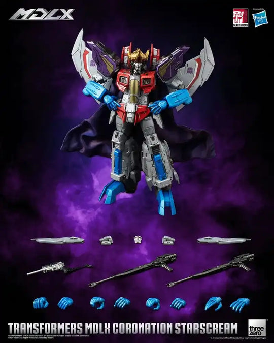 Transformers MDLX Actionfigur Coronation Starscream 20 cm - Smalltinytoystore