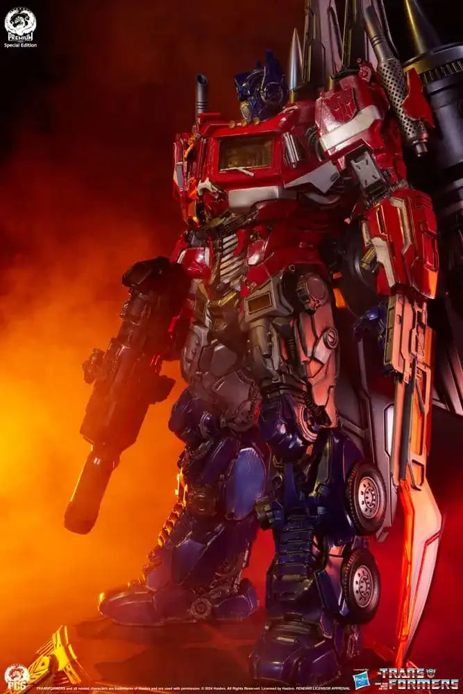 Transformers Museum Scale Statue Optimus Prime Jet Convoy Edition 87 cm - Smalltinytoystore